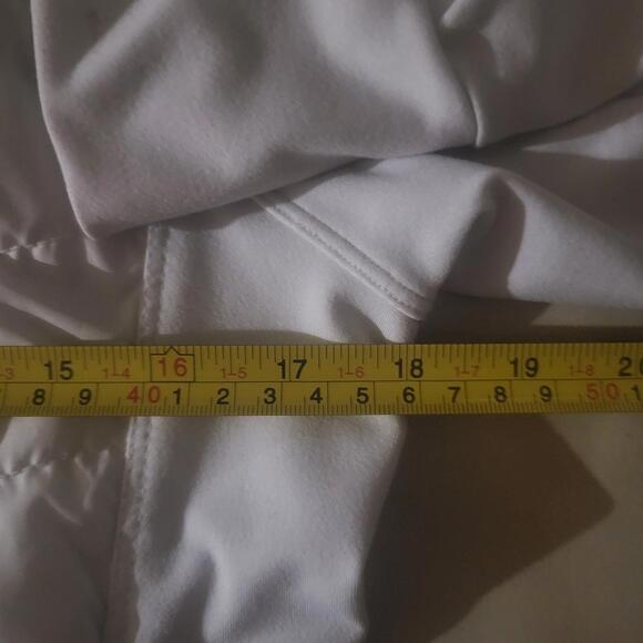 Gap Fit Hooded Women's White Jacket Performance Walking Running - Size M - Picture 6 of 9